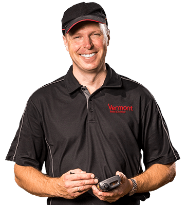 Exterminator at Vermont Pest Control technician providing extermination services in Vermont